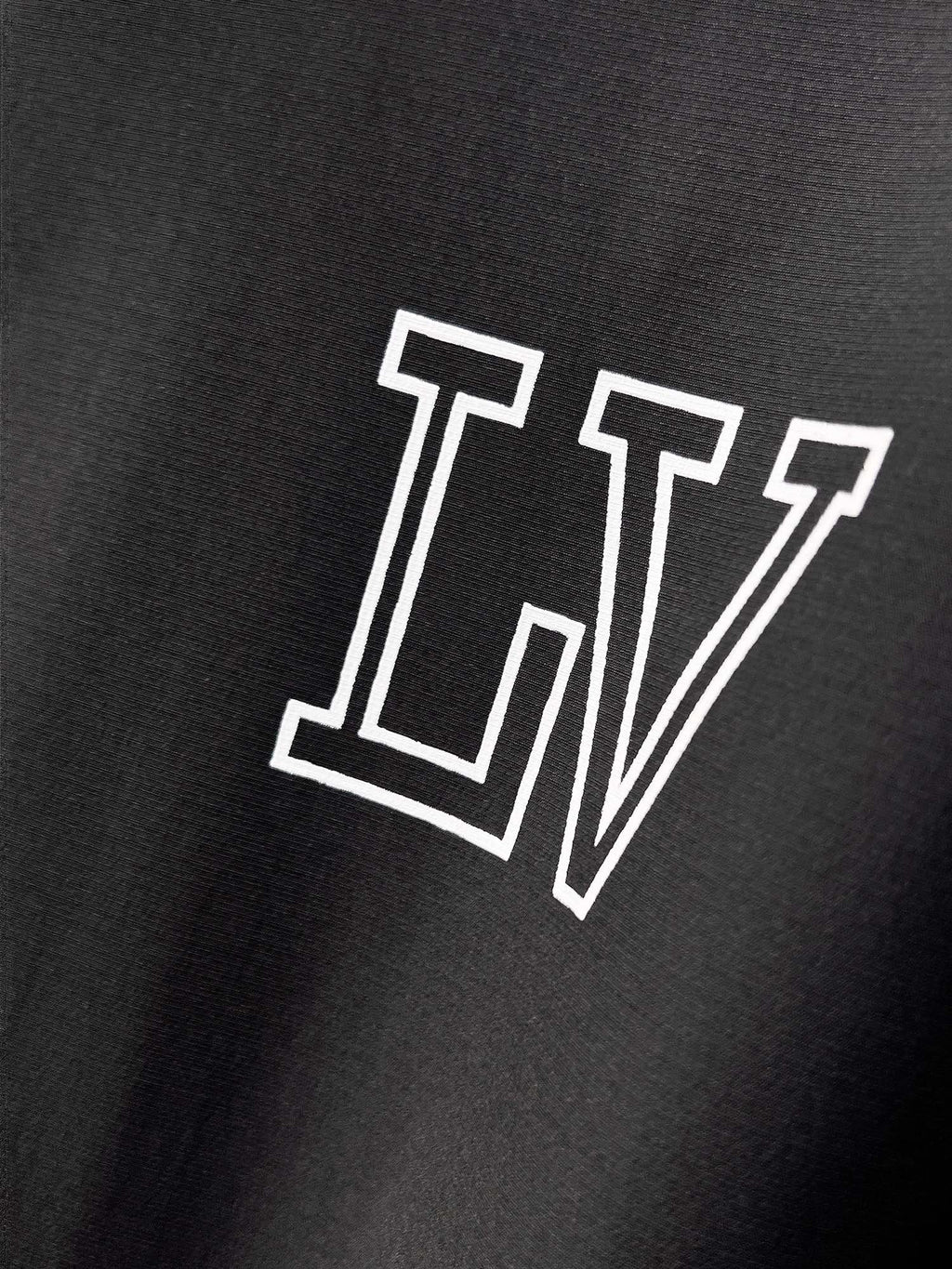 Louis Vuitton 2026 SS LV Monogram Flower Long-Sleeve Shirt — Black