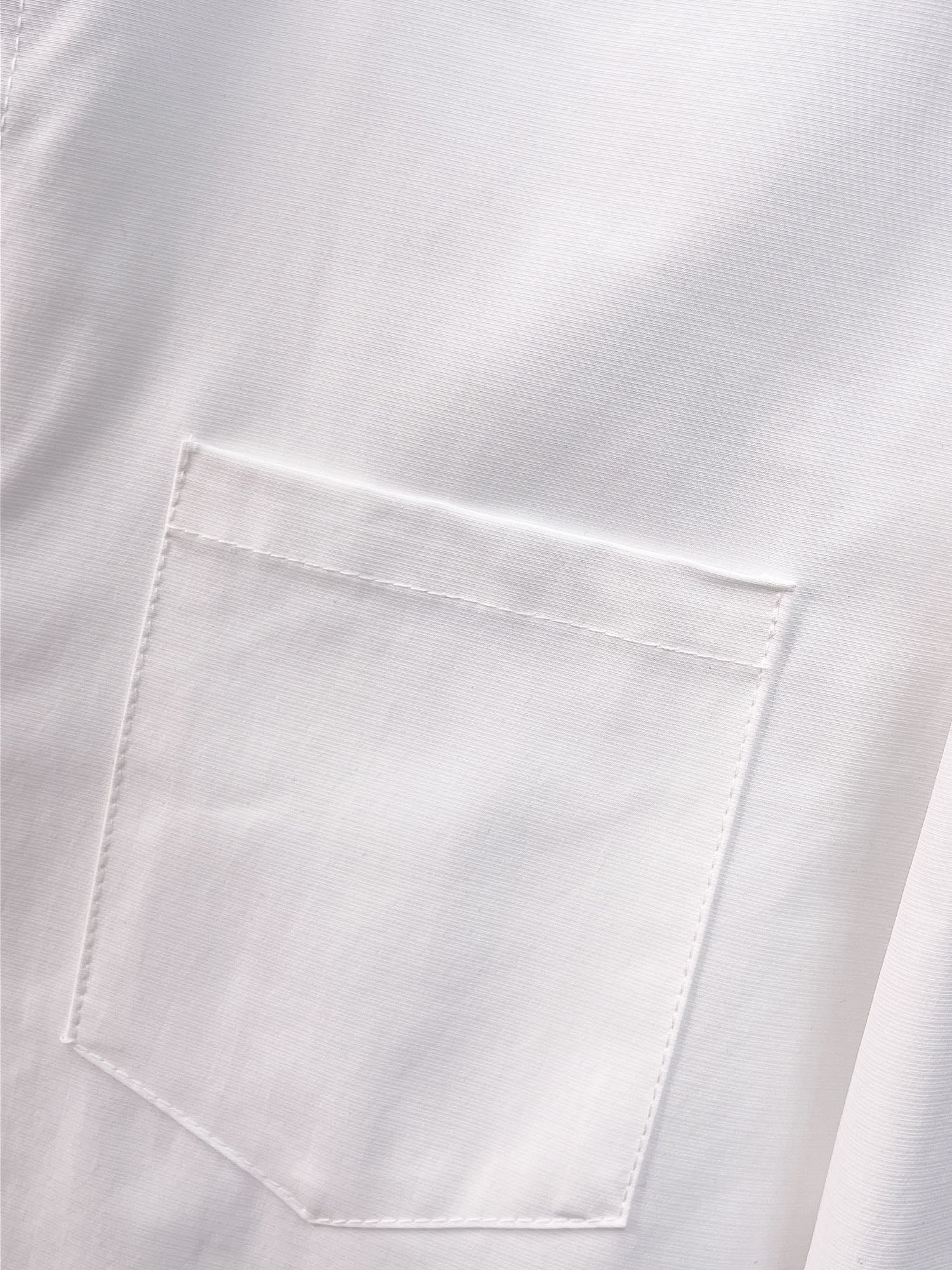Fendi 2026 SS FF Monogram Colorblock Long-Sleeve Shirt — White
