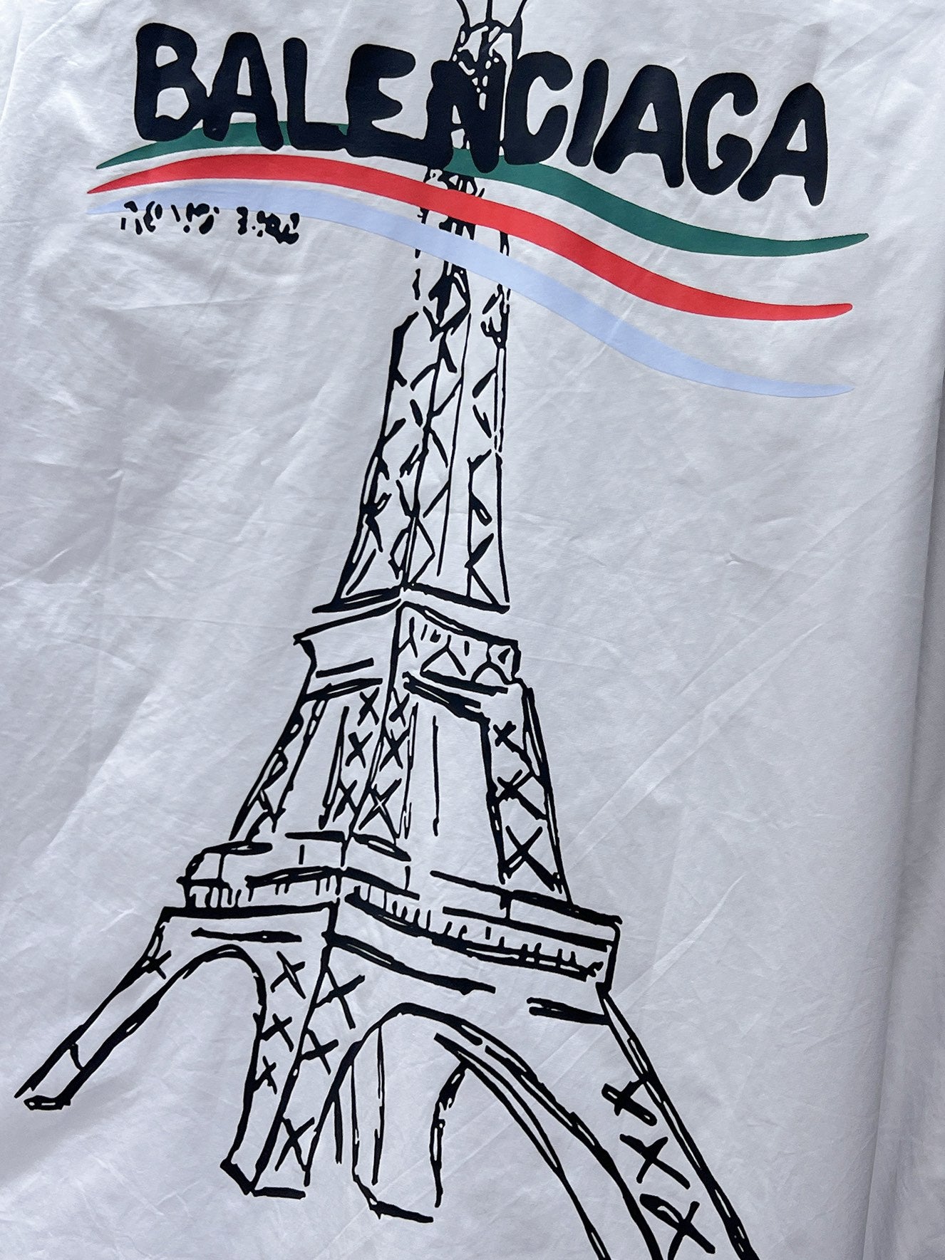 Balenciaga Eiffel Tower Graphic Shirt
