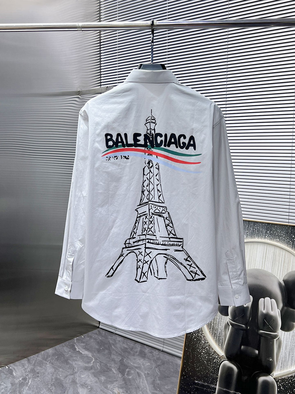 Balenciaga Eiffel Tower Graphic Shirt