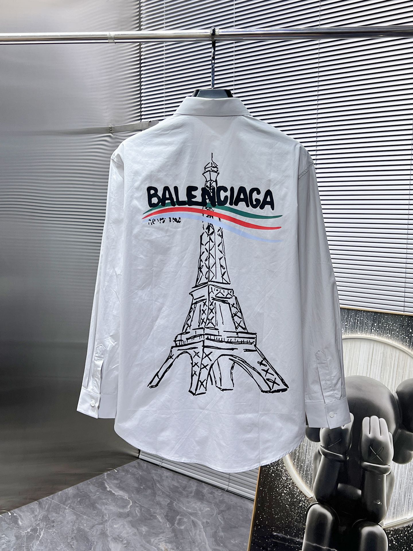 Balenciaga Eiffel Tower Graphic Shirt