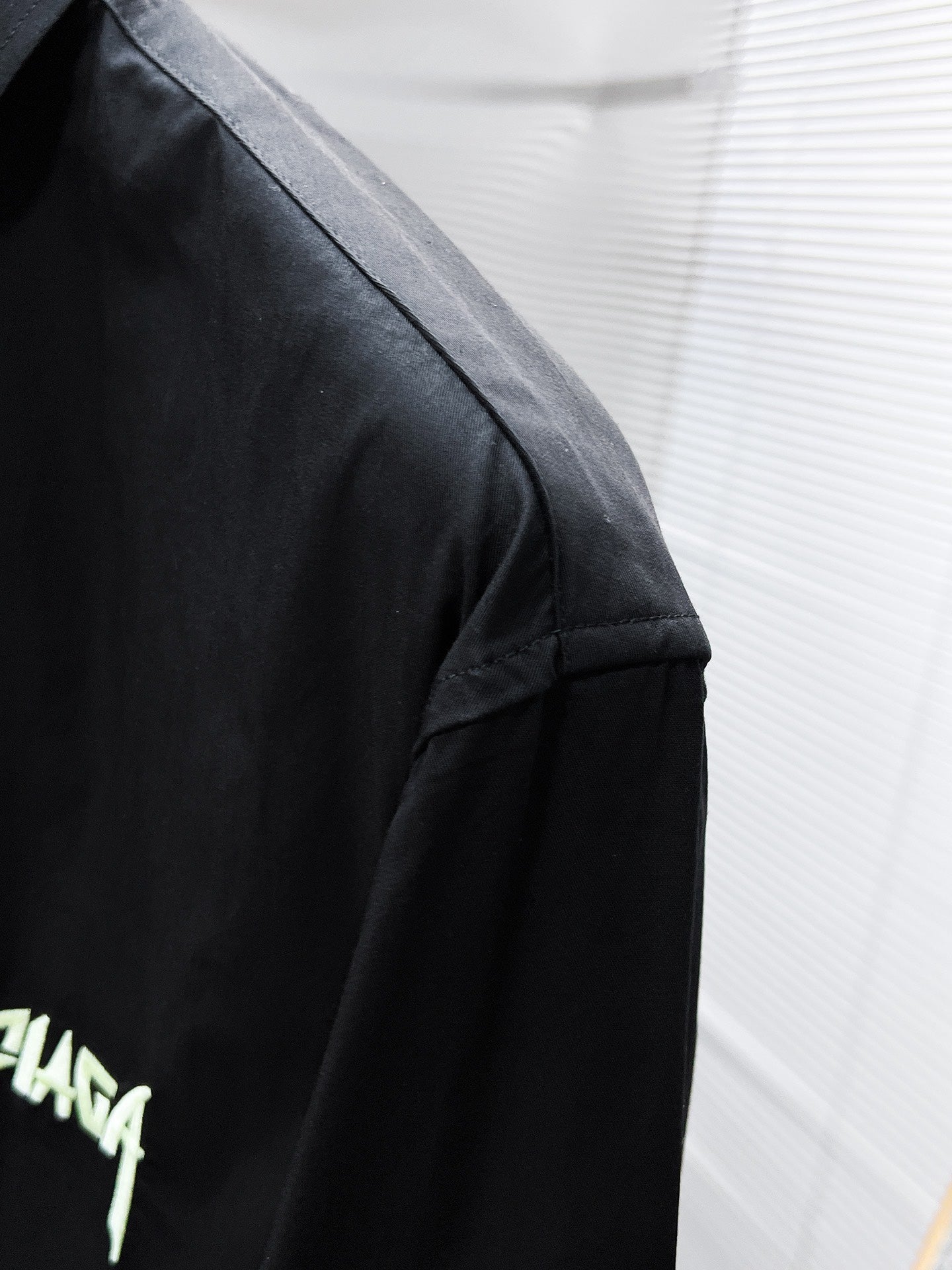 Balenciaga Metal Logo Shirt - Black