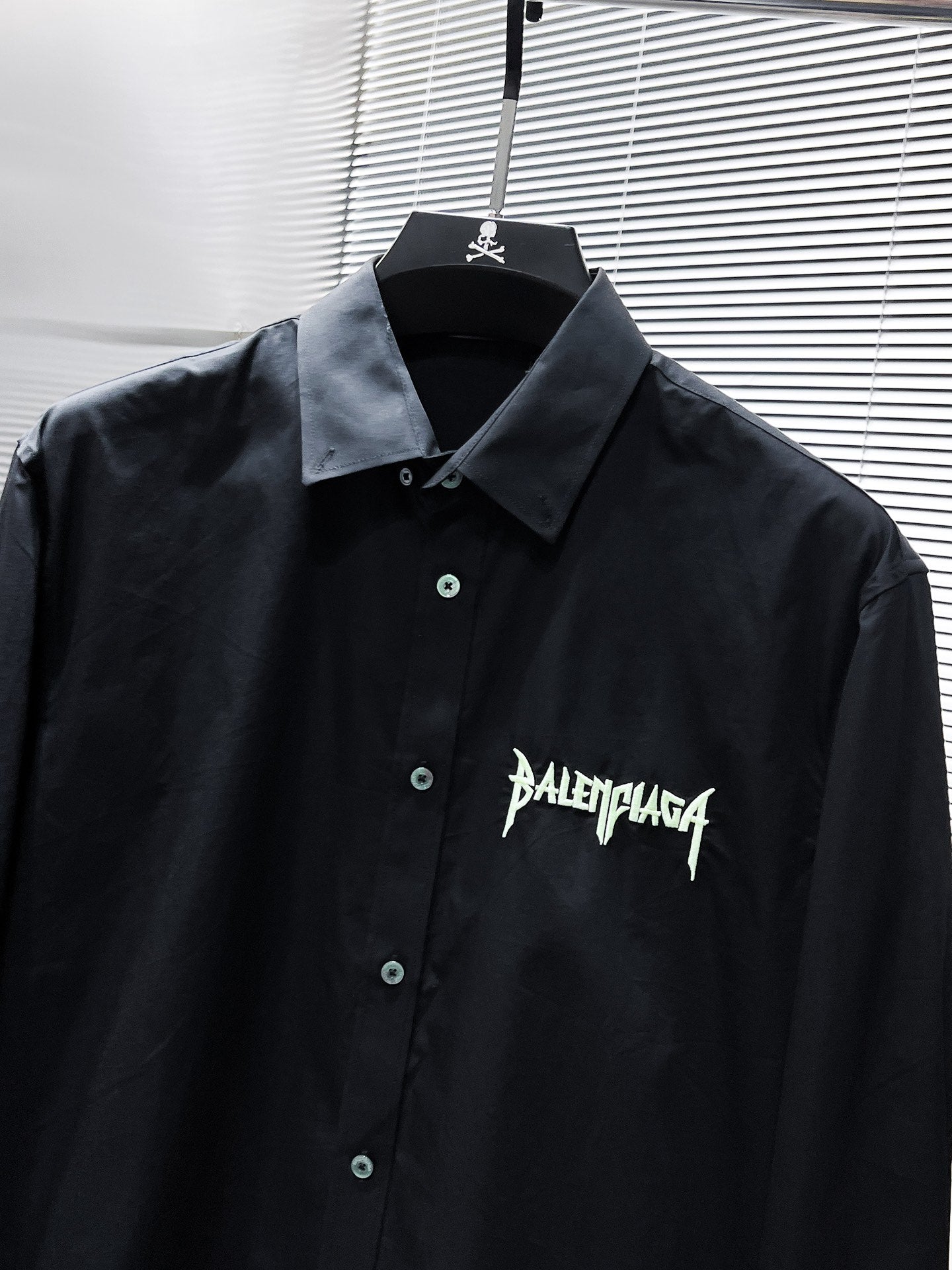 Balenciaga Metal Logo Shirt - Black