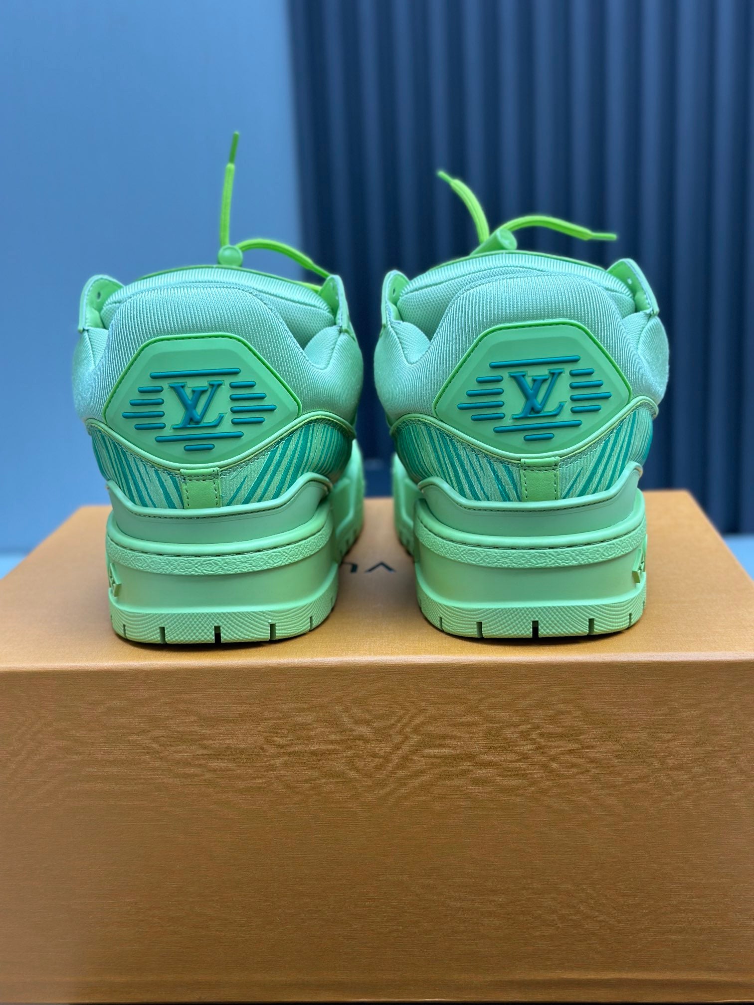 Louis Vuitton LV Trainer Sneakers - Neon Green/Lime