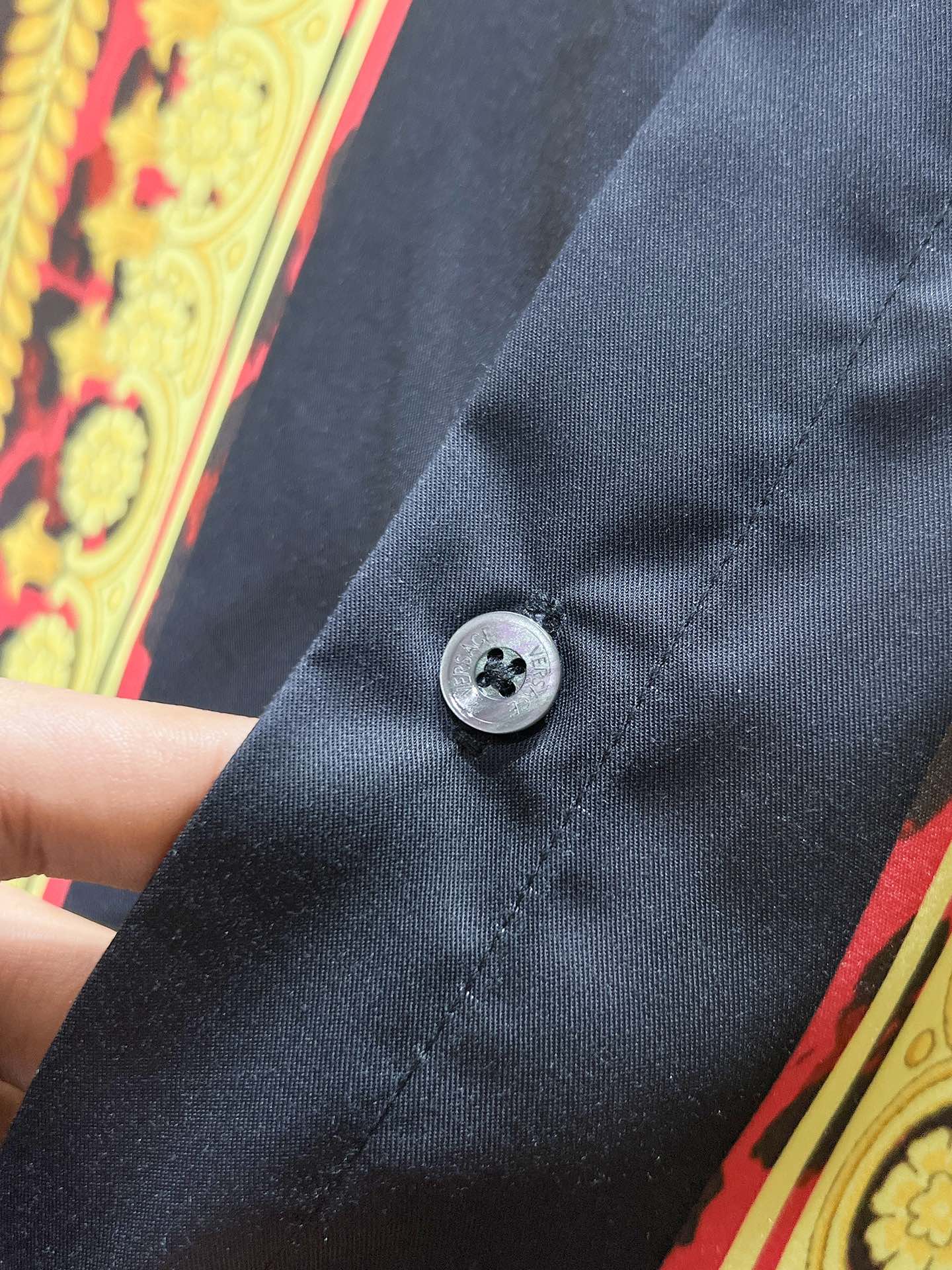 Versace Baroque Leopard Print Shirt