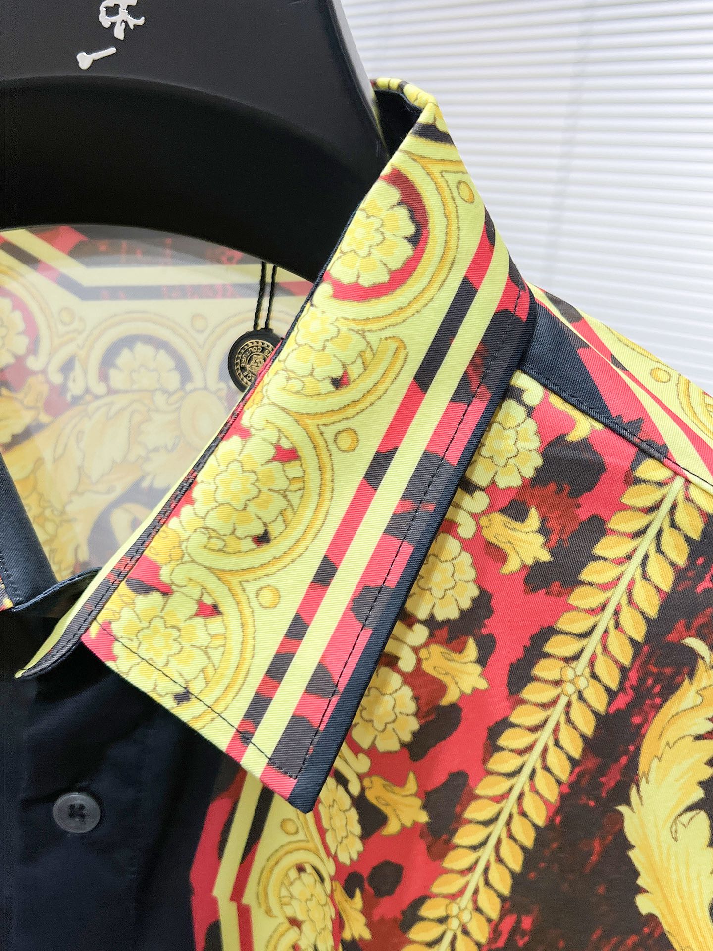 Versace Baroque Leopard Print Shirt