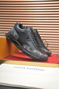 Louis Vuitton Run Away Sneakers - Black Monogram
