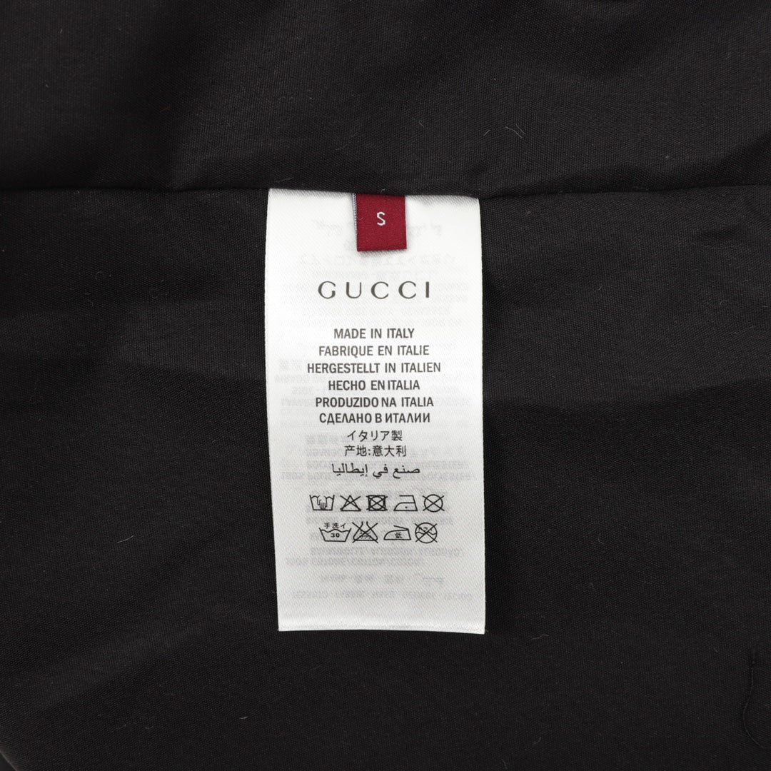 Gucci GG Jacquard Canvas Colourblock Hooded Windbreaker Jacket — Beige/Black