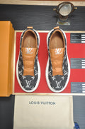 Louis Vuitton Slip-On Sneakers - Charcoal Denim Monogram