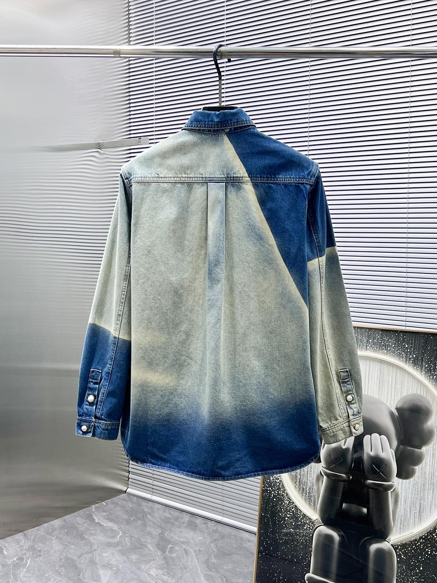 Louis Vuitton Color Block Denim Shirt