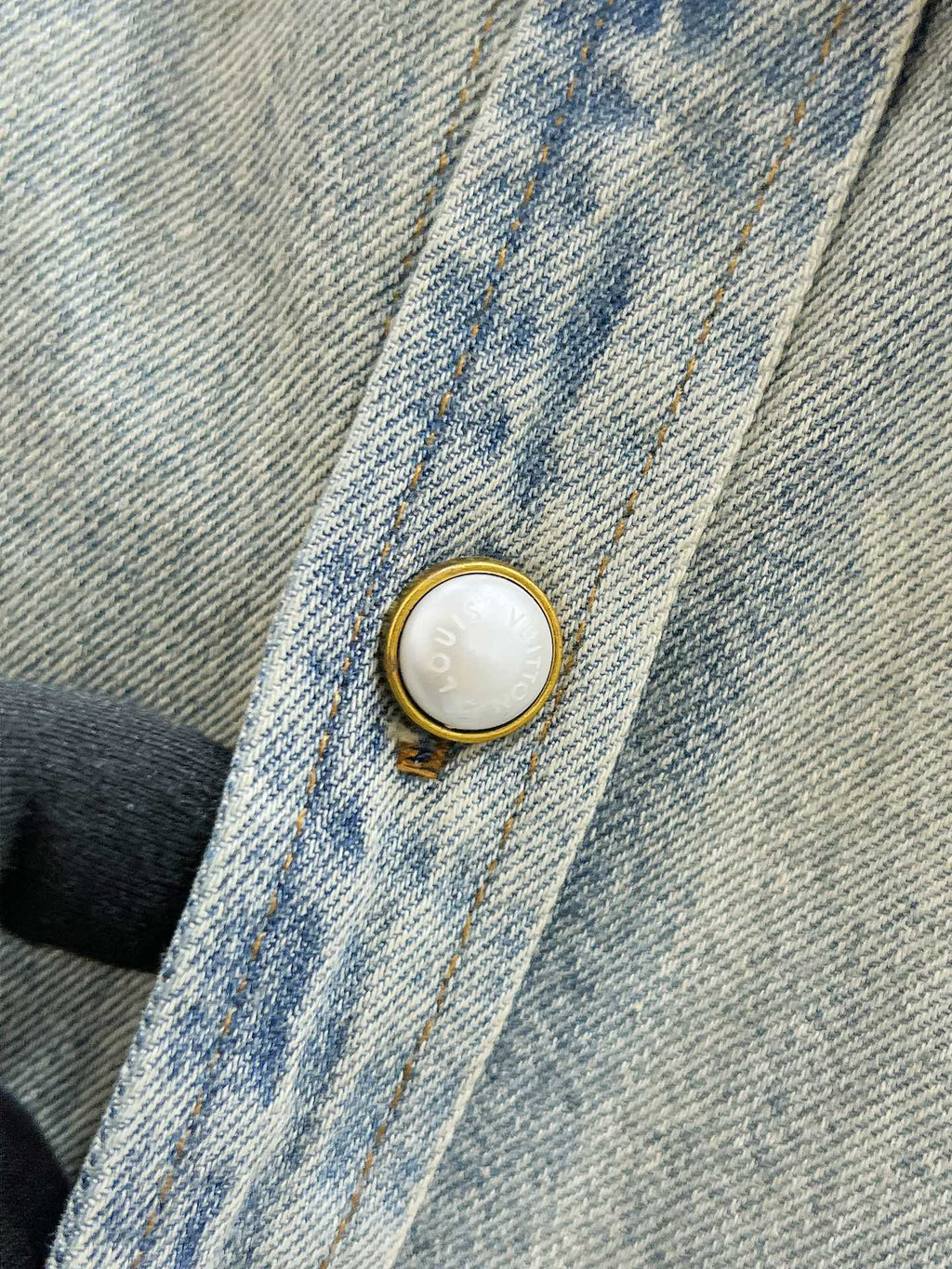 Louis Vuitton Color Block Denim Shirt
