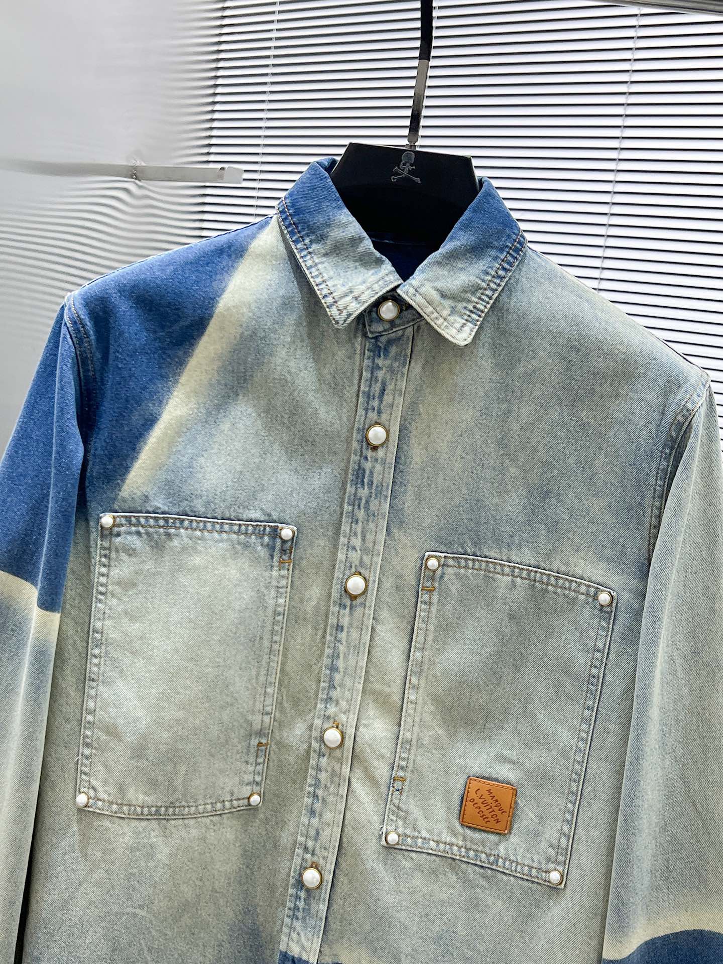 Louis Vuitton Color Block Denim Shirt