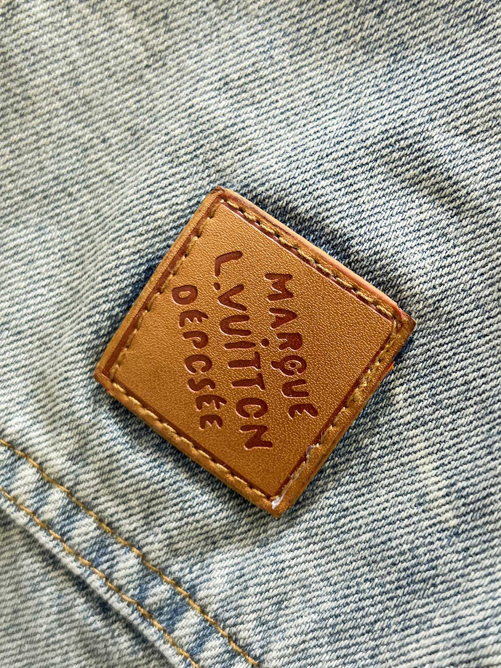 Louis Vuitton Color Block Denim Shirt