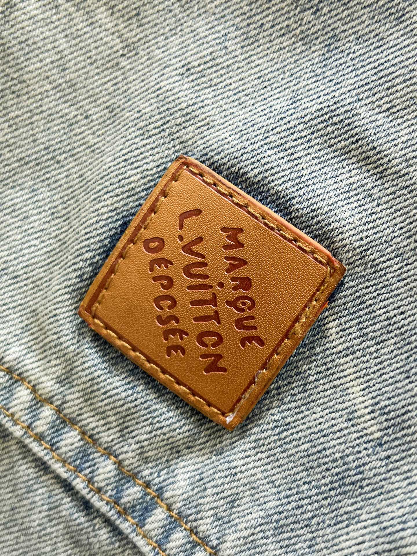 Louis Vuitton Color Block Denim Shirt