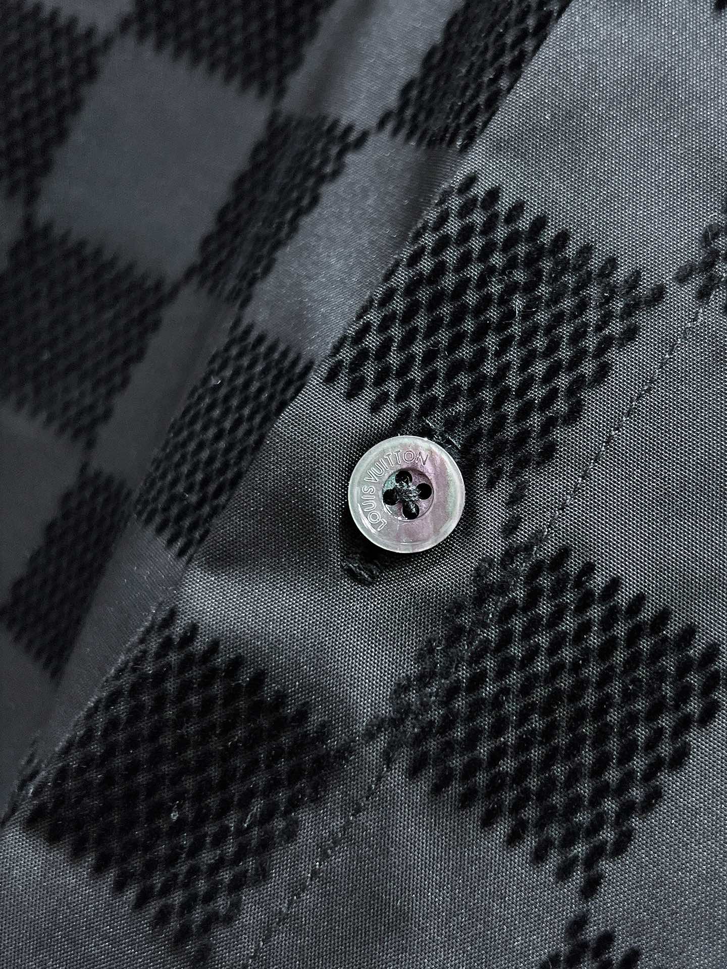 Mastermind Japan Checkered Skull Logo Shirt - Black