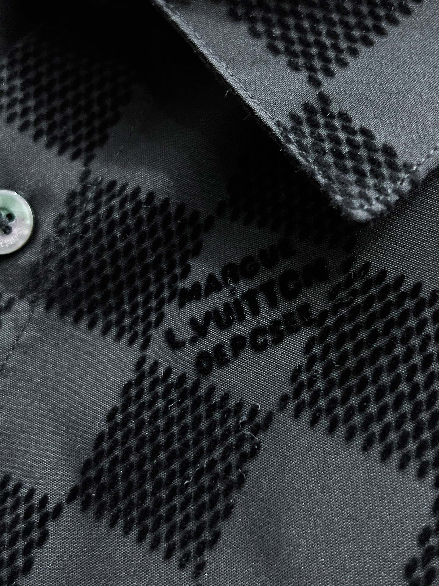 Mastermind Japan Checkered Skull Logo Shirt - Black