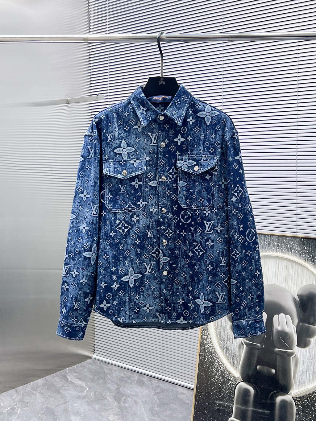 Louis Vuitton Monogram Denim Shirt - Blue