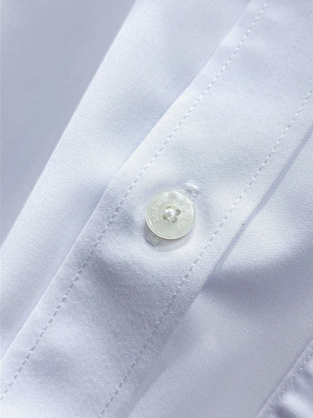 Loewe Embroidered Anagram Logo Shirt - White & Black