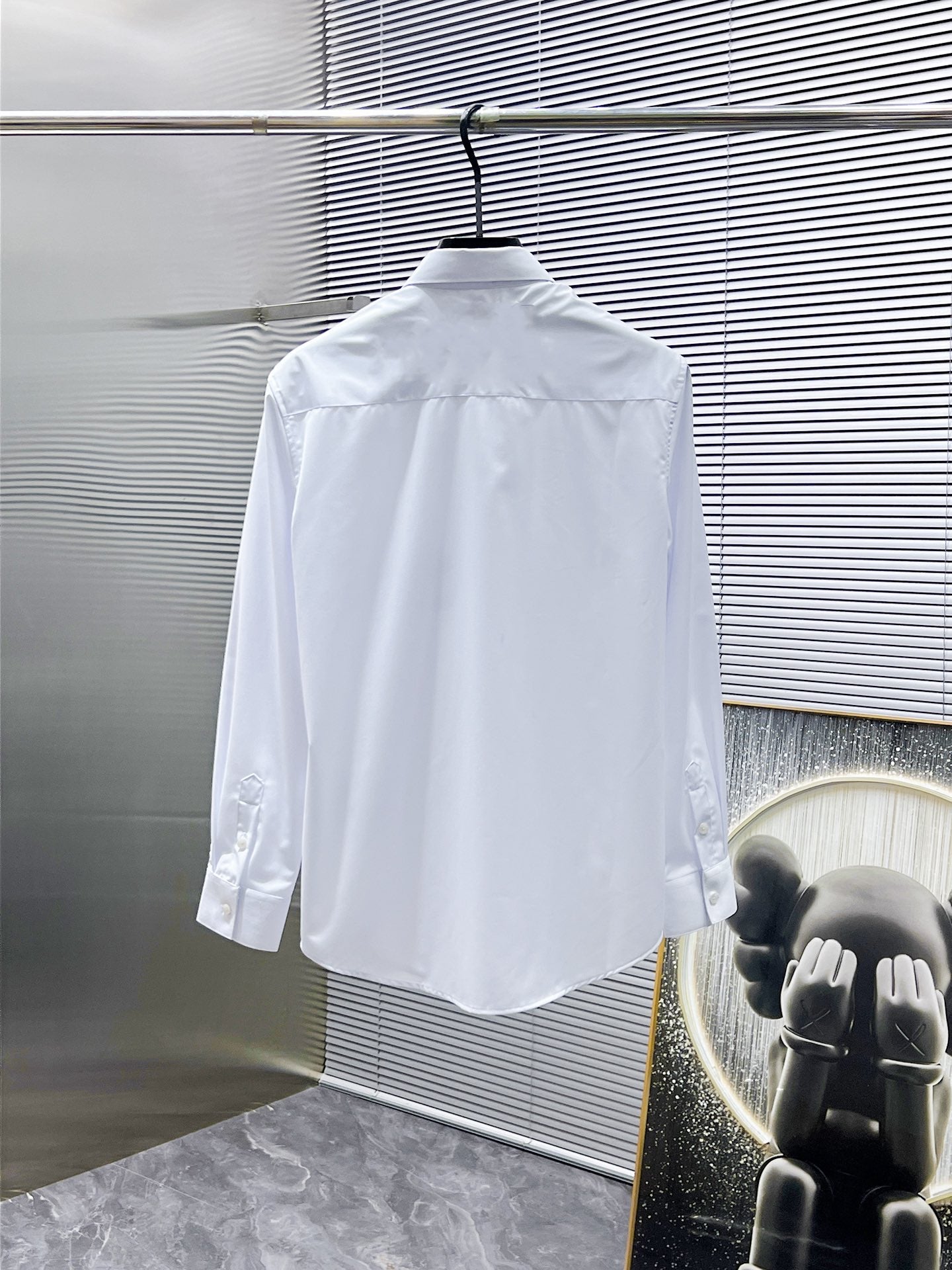 Gucci Anchor Embroidered Pocket Shirt - Black & White