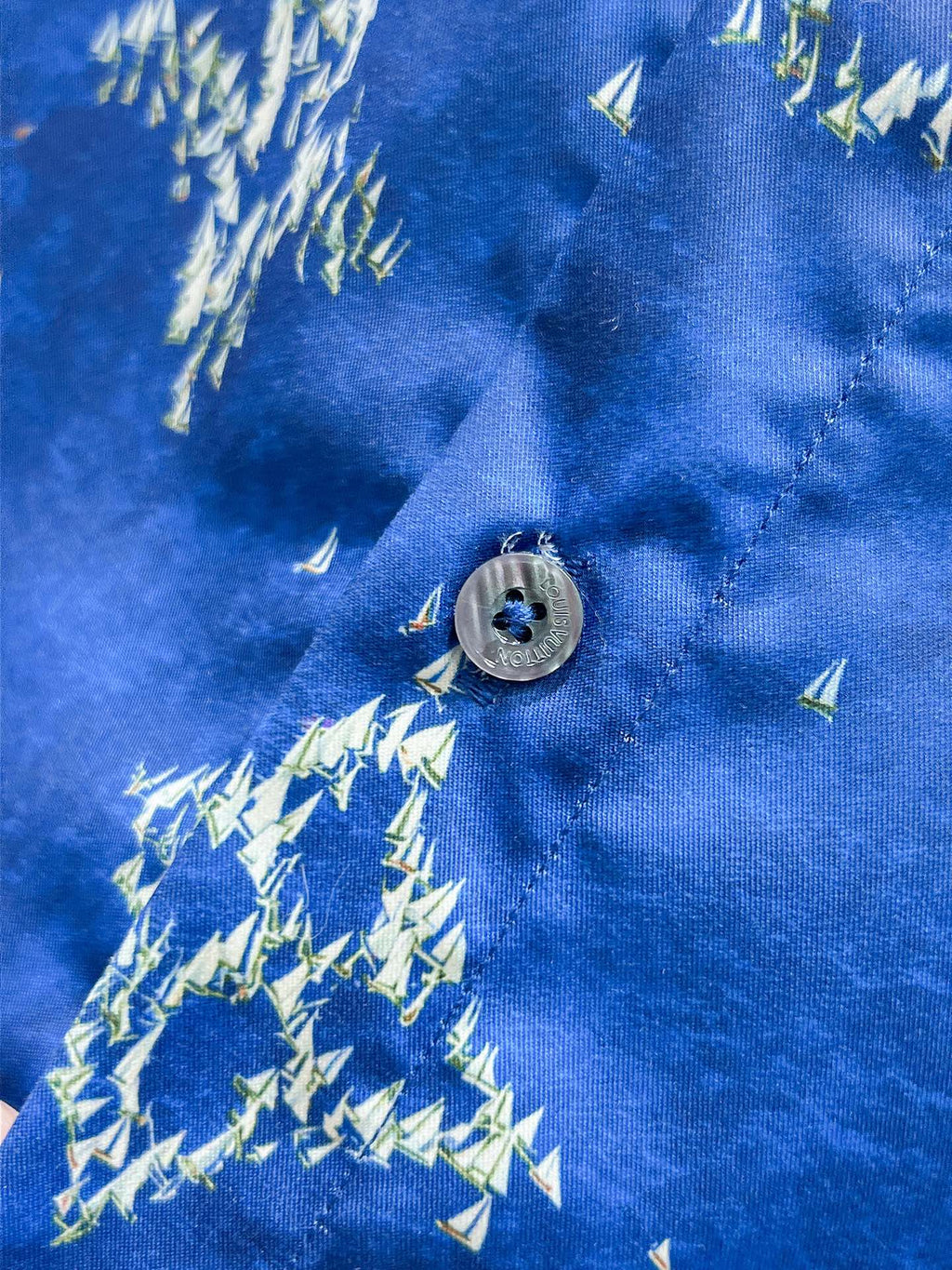 Louis Vuitton Sailboat Print Shirt - Blue