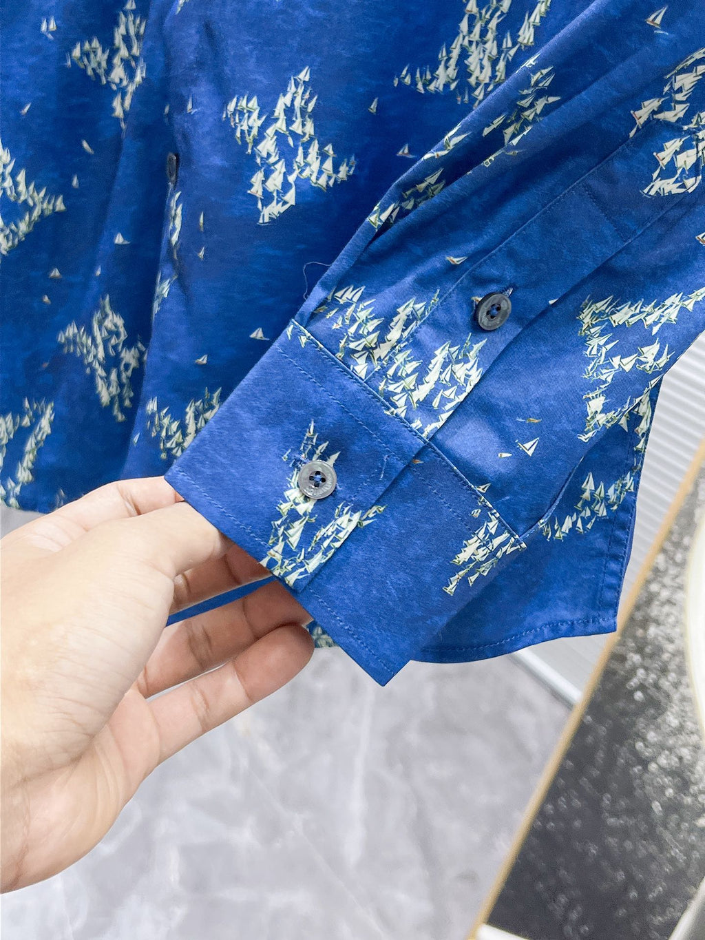 Louis Vuitton Sailboat Print Shirt - Blue