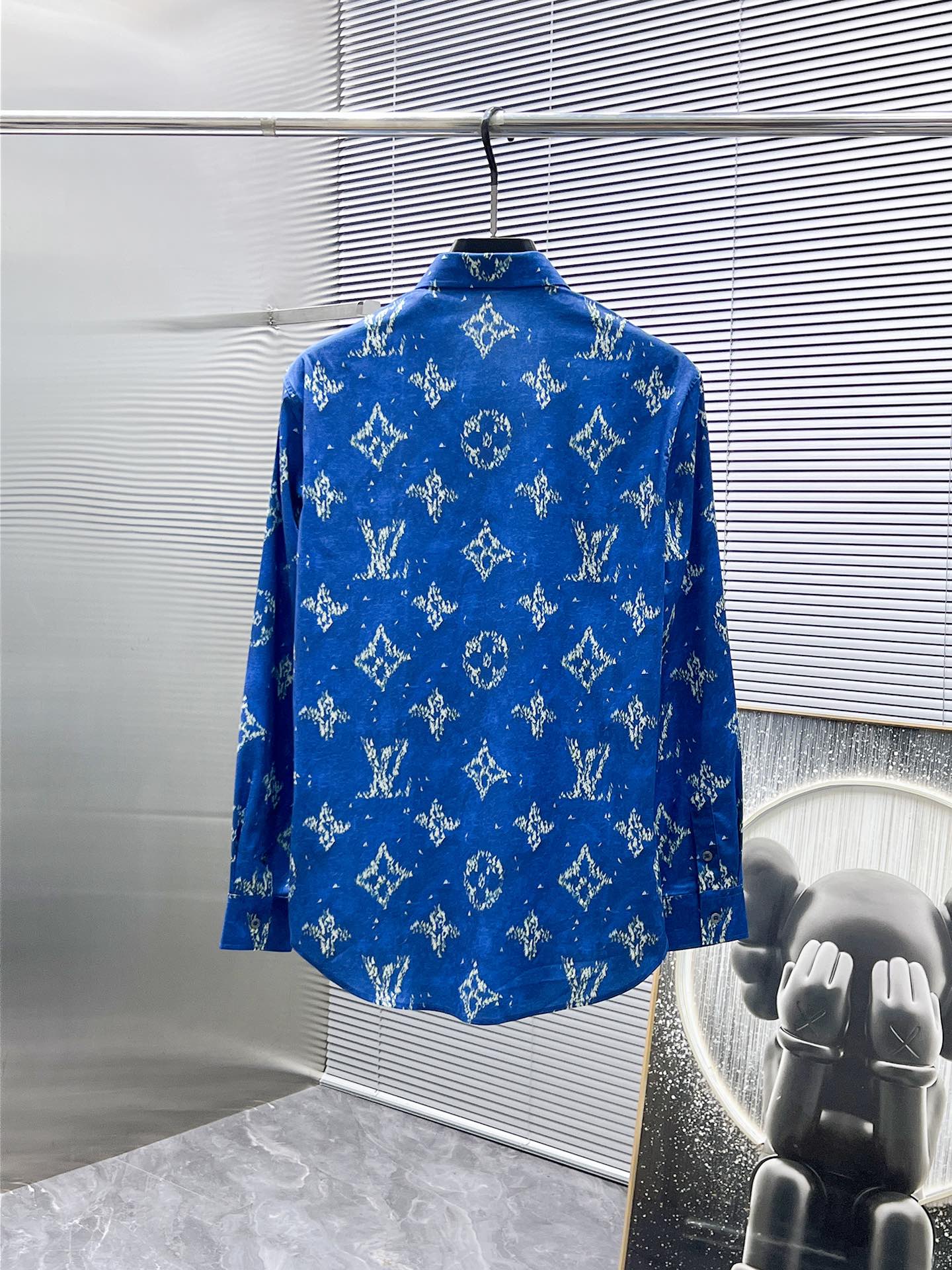 Louis Vuitton Sailboat Print Shirt - Blue