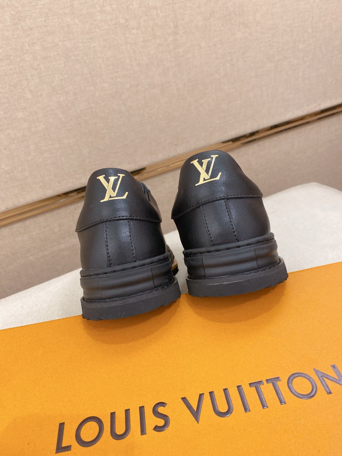 Louis Vuitton Sneakers - Navy with White LV Monogram Panel
