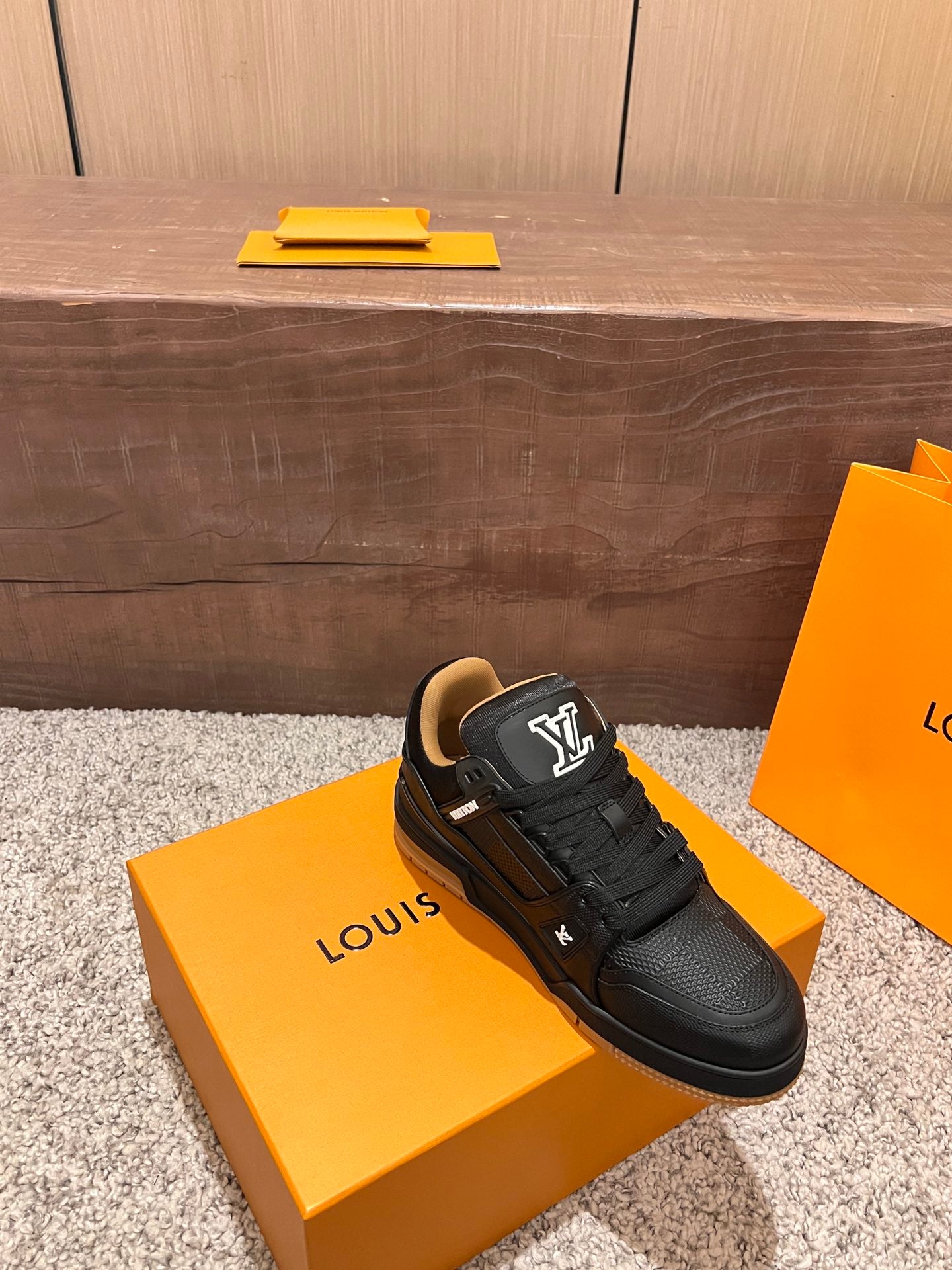 Louis Vuitton Run Away Sneakers - Black Monogram