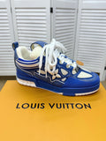 LV Trainer Sneakers - Blue & White