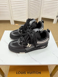 LV Trainer Sneakers - Black & White