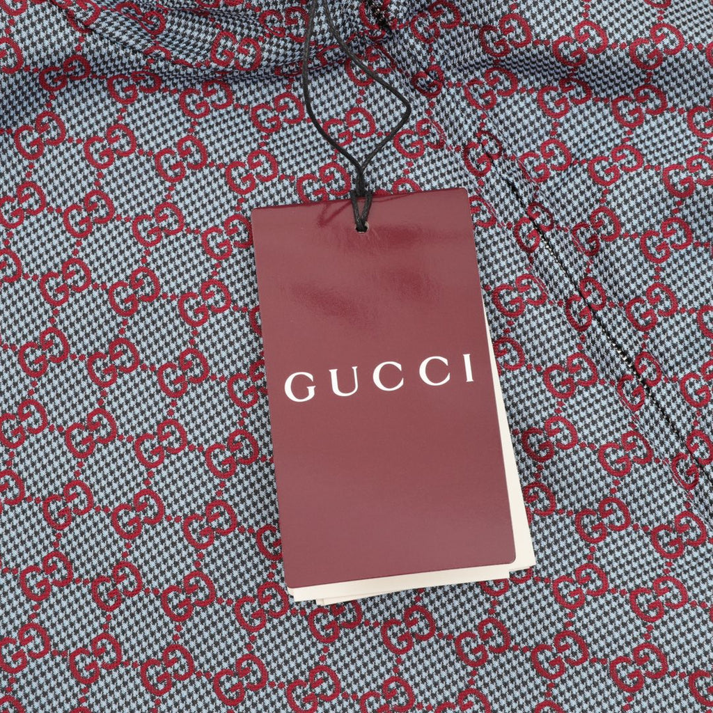 Gucci GG Houndstooth Monogram Zip Jacket