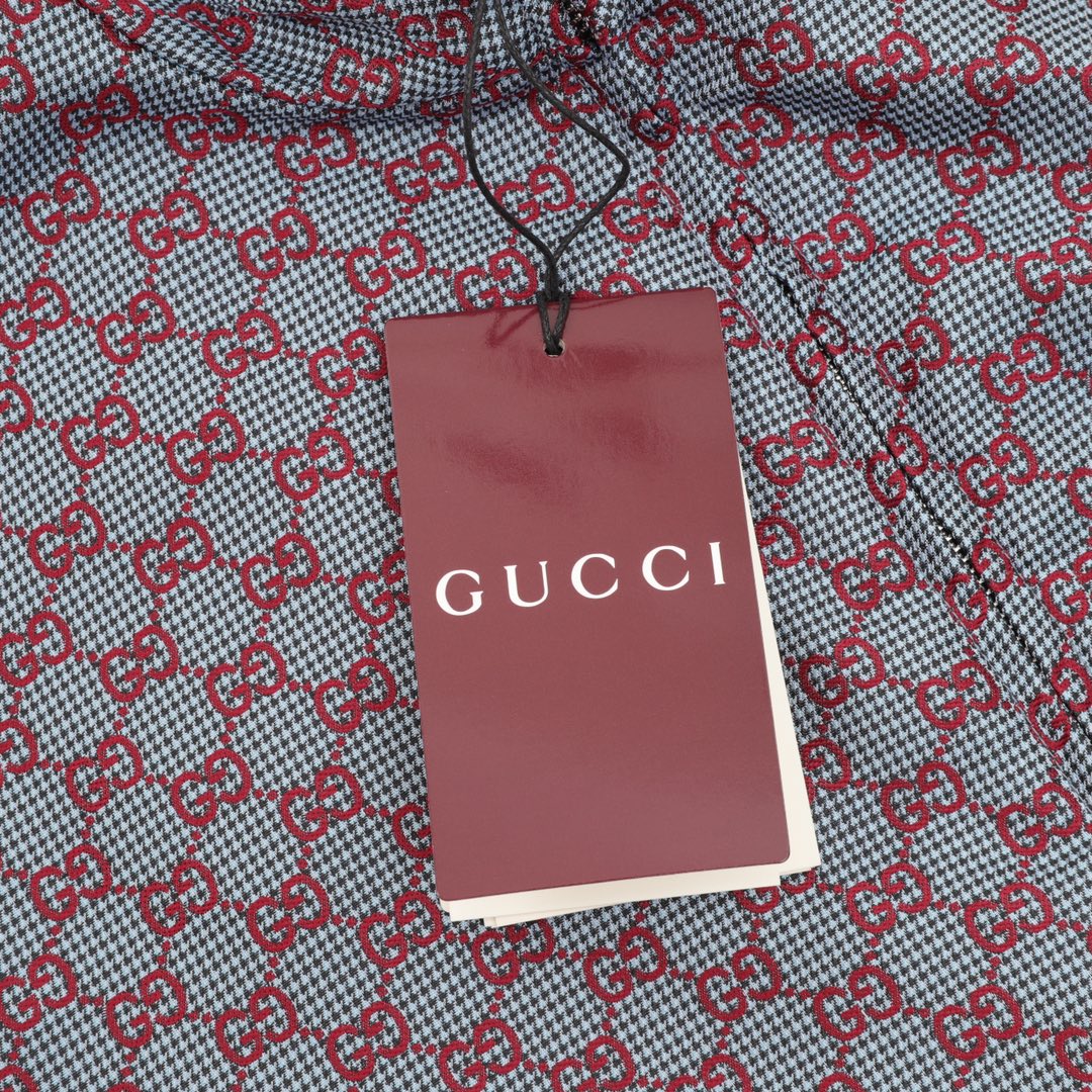 Gucci GG Houndstooth Monogram Zip Jacket