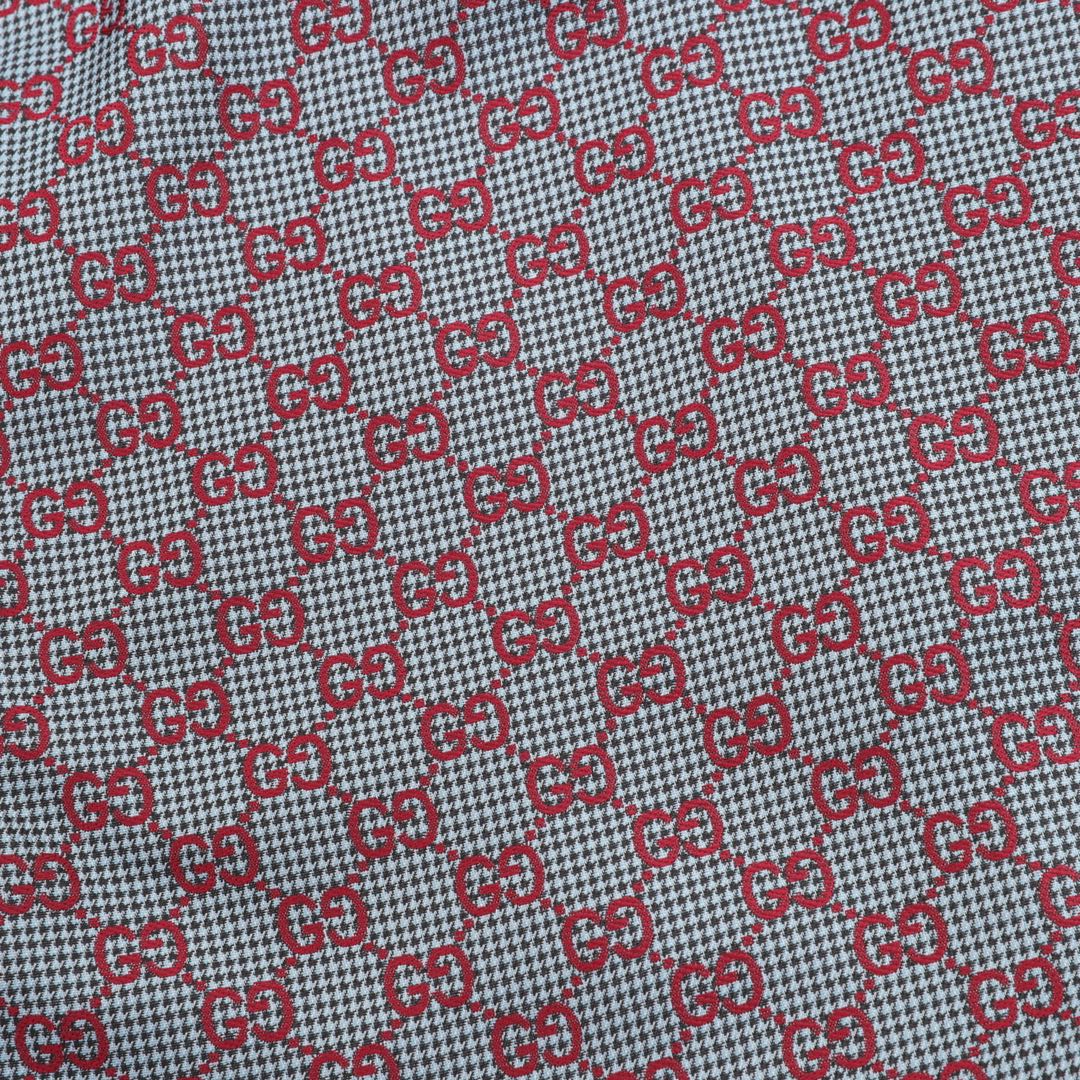 Gucci GG Houndstooth Monogram Zip Jacket