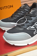LV Run Away Sneakers - Black & Grey