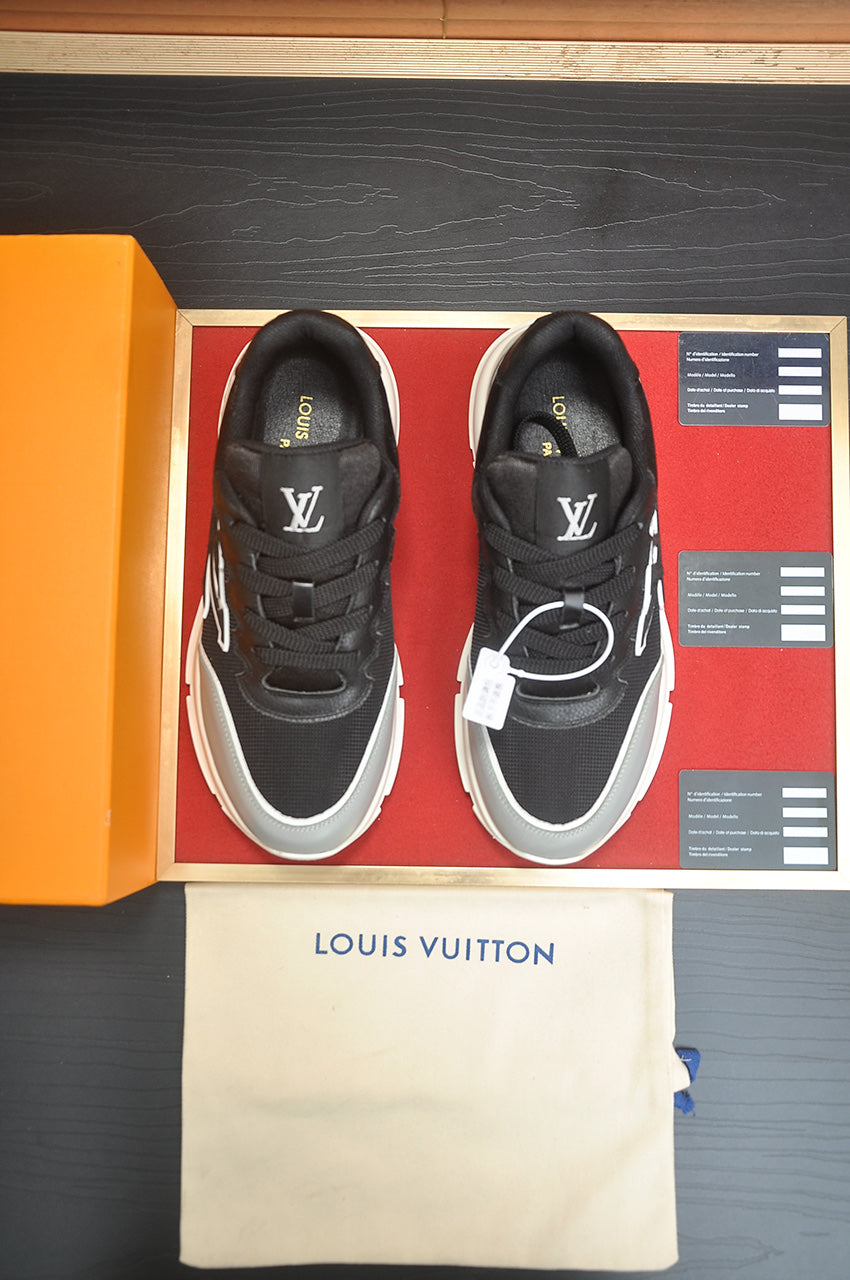 LV Run Away Sneakers - Black & Grey