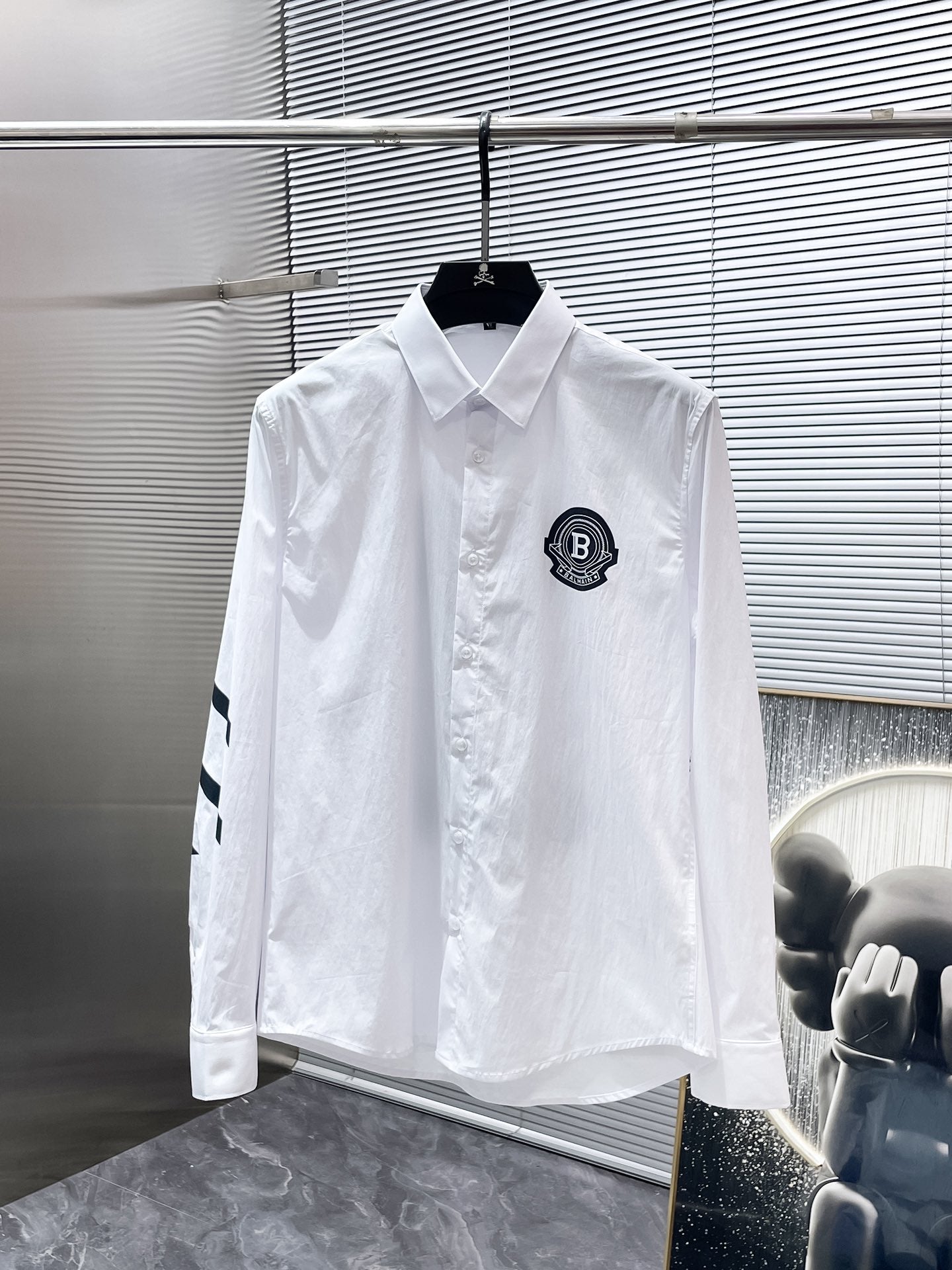Balmain Paris Limited Edition Logo Shirt - White & Black