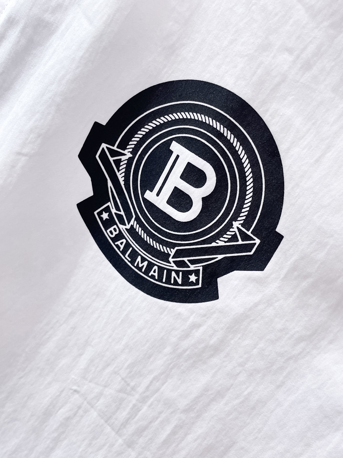 Balmain Paris Limited Edition Logo Shirt - White & Black