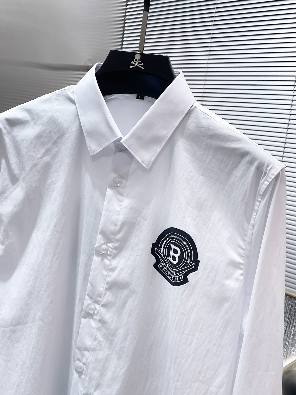 Balmain Paris Limited Edition Logo Shirt - White & Black