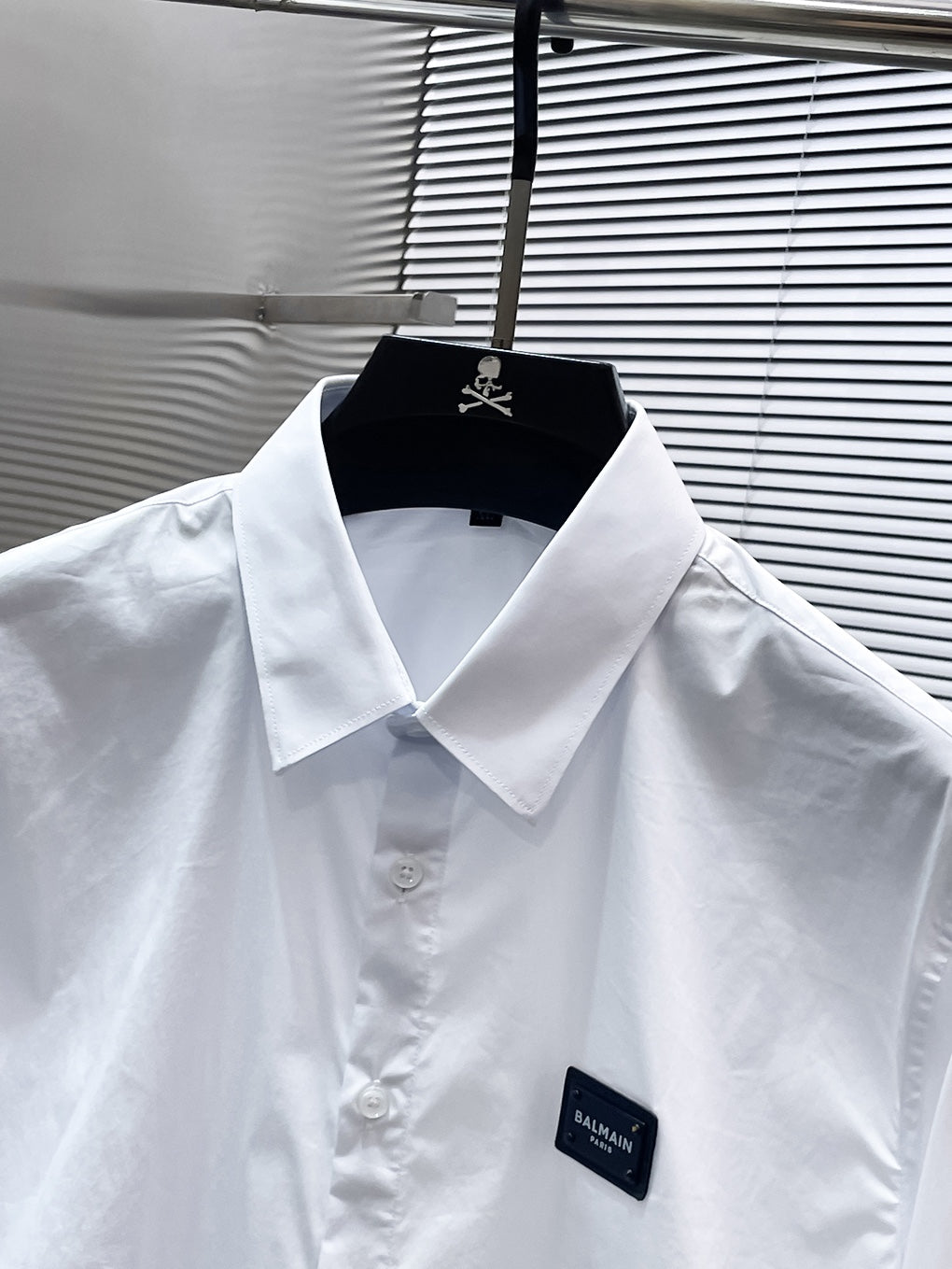 Balmain Paris Limited Edition Logo Shirt - White & Black