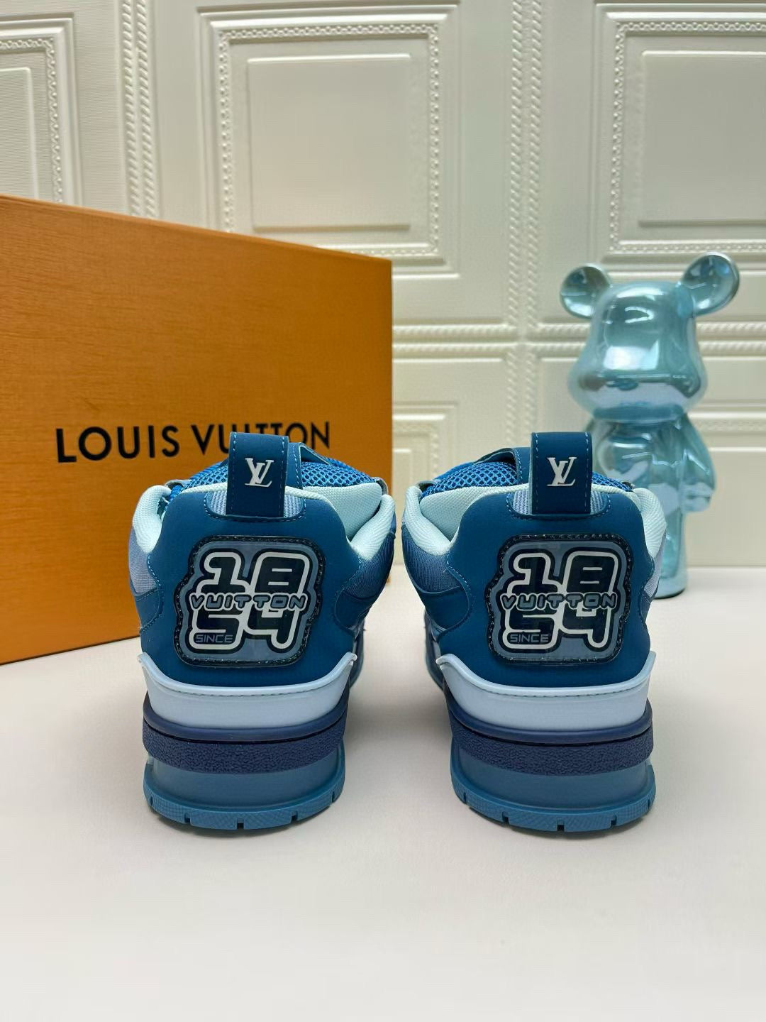 LV Trainer Sneakers - Ocean Blue Multi