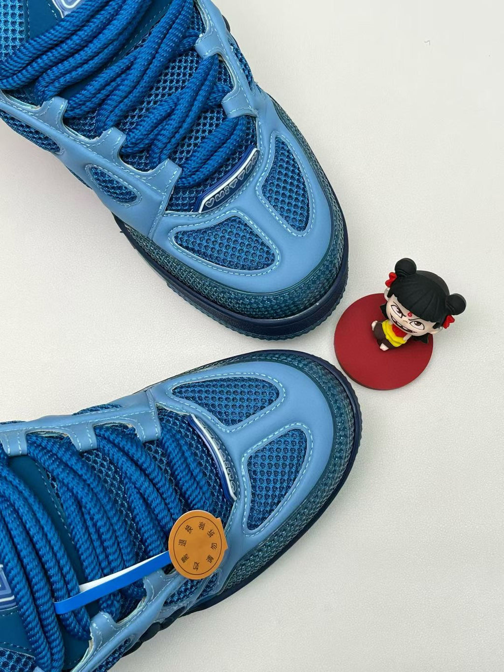 LV Trainer Sneakers - Ocean Blue Multi
