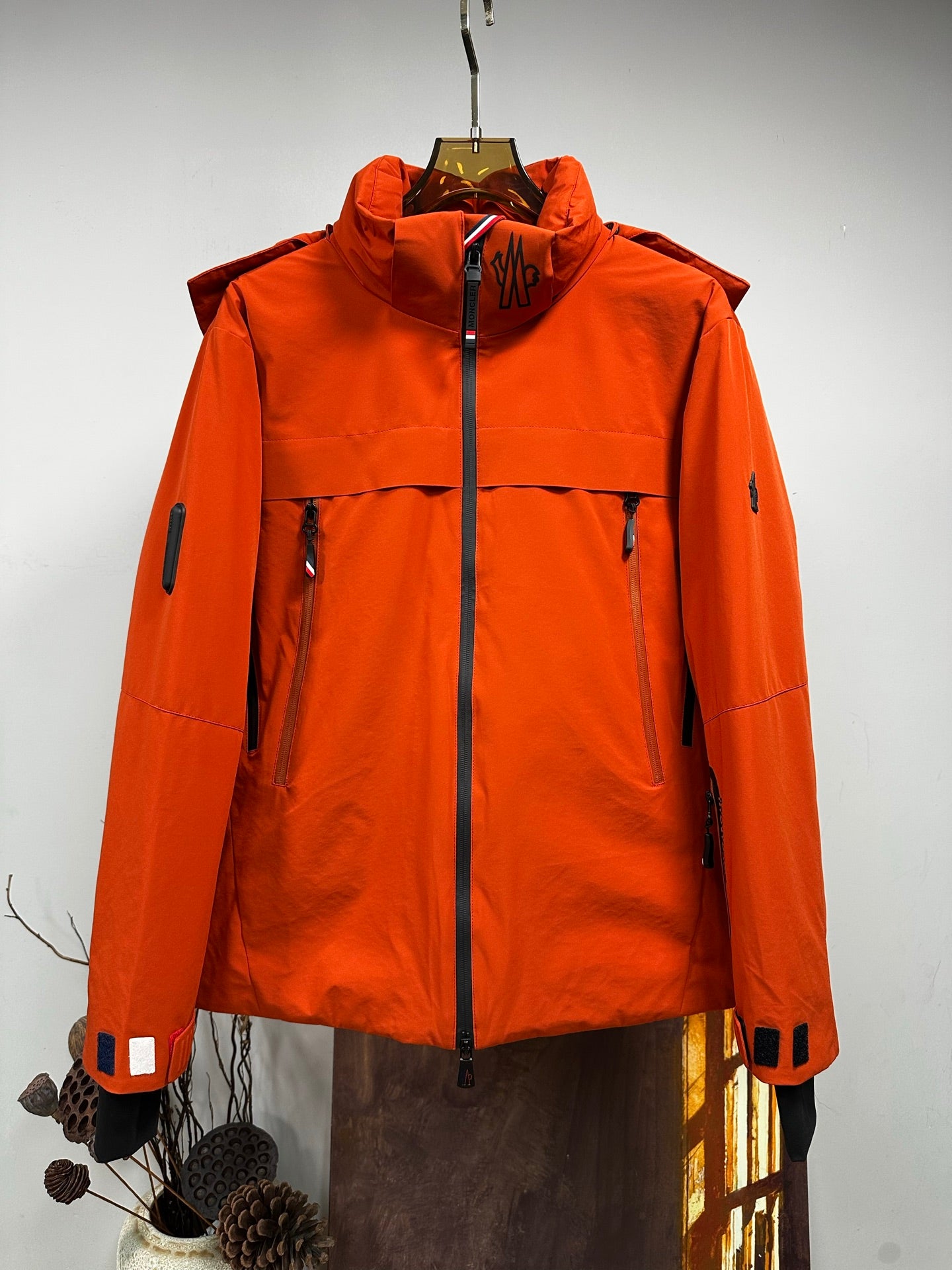 Moncler Orange Technical Jacket