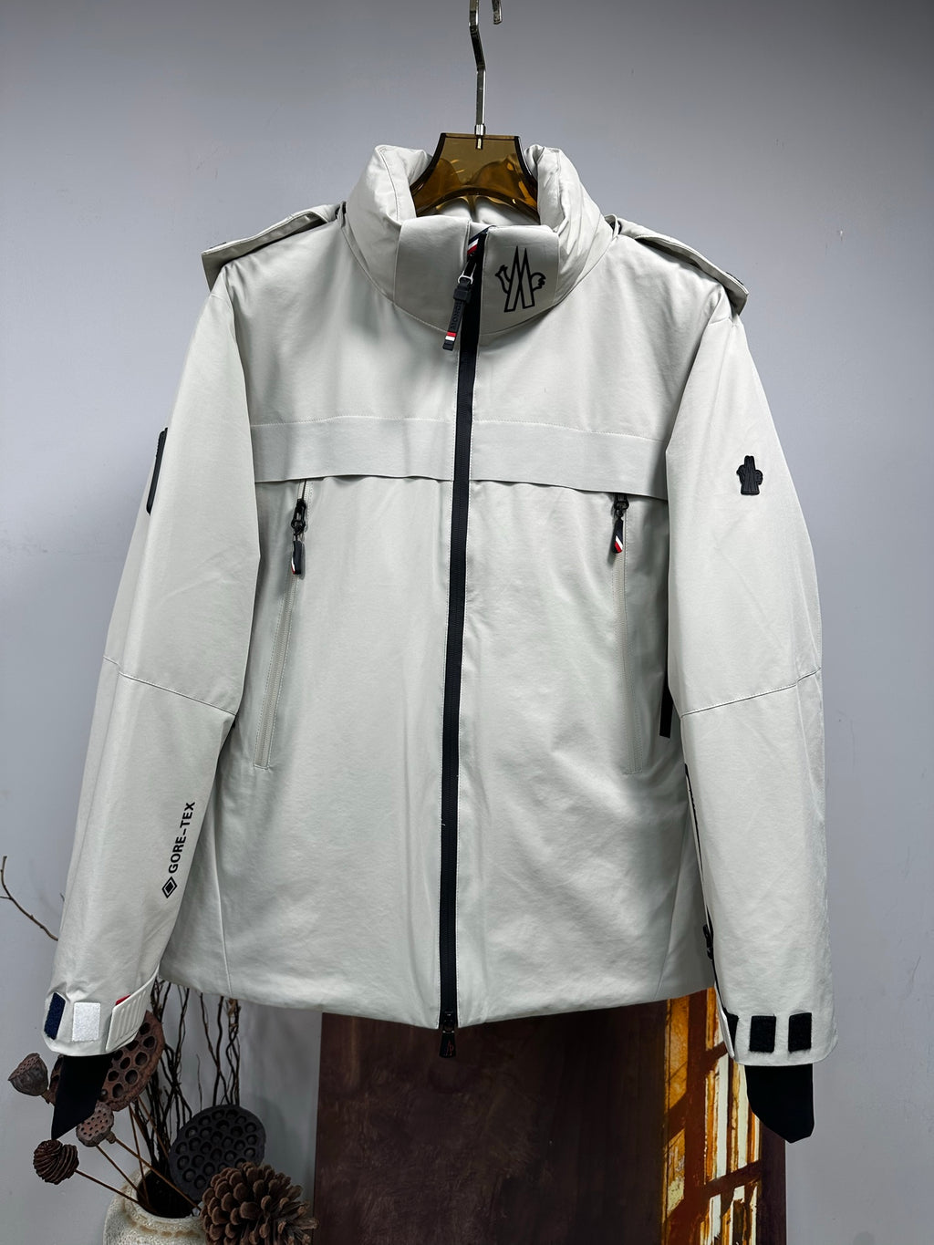 Moncler Orange Technical Jacket