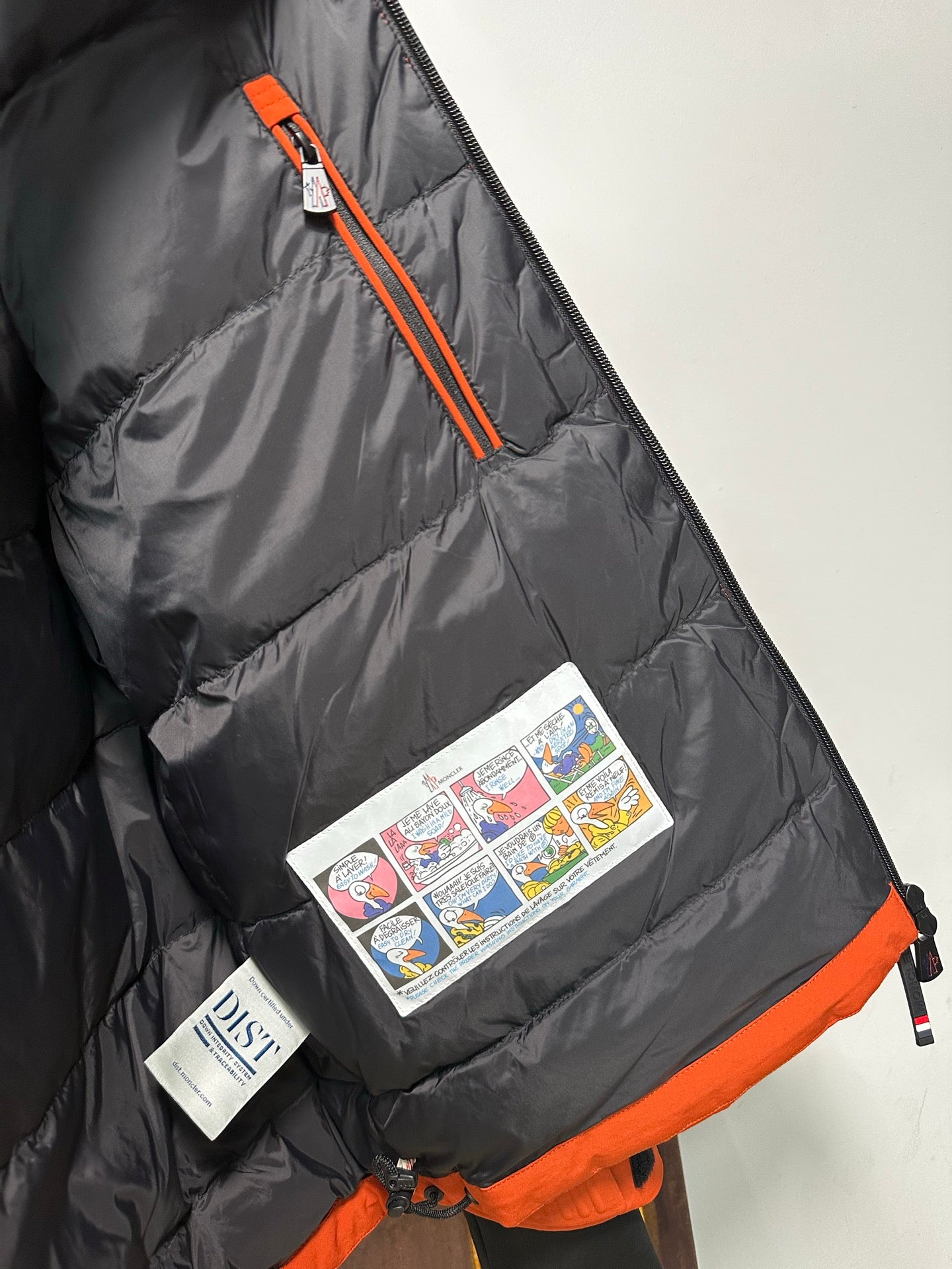 Moncler Orange Technical Jacket