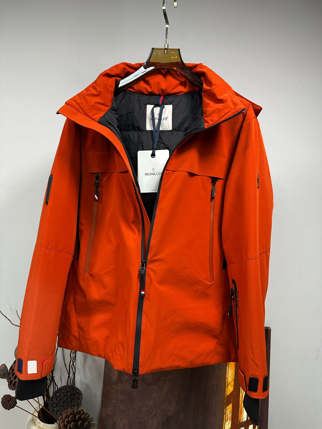 Moncler Orange Technical Jacket