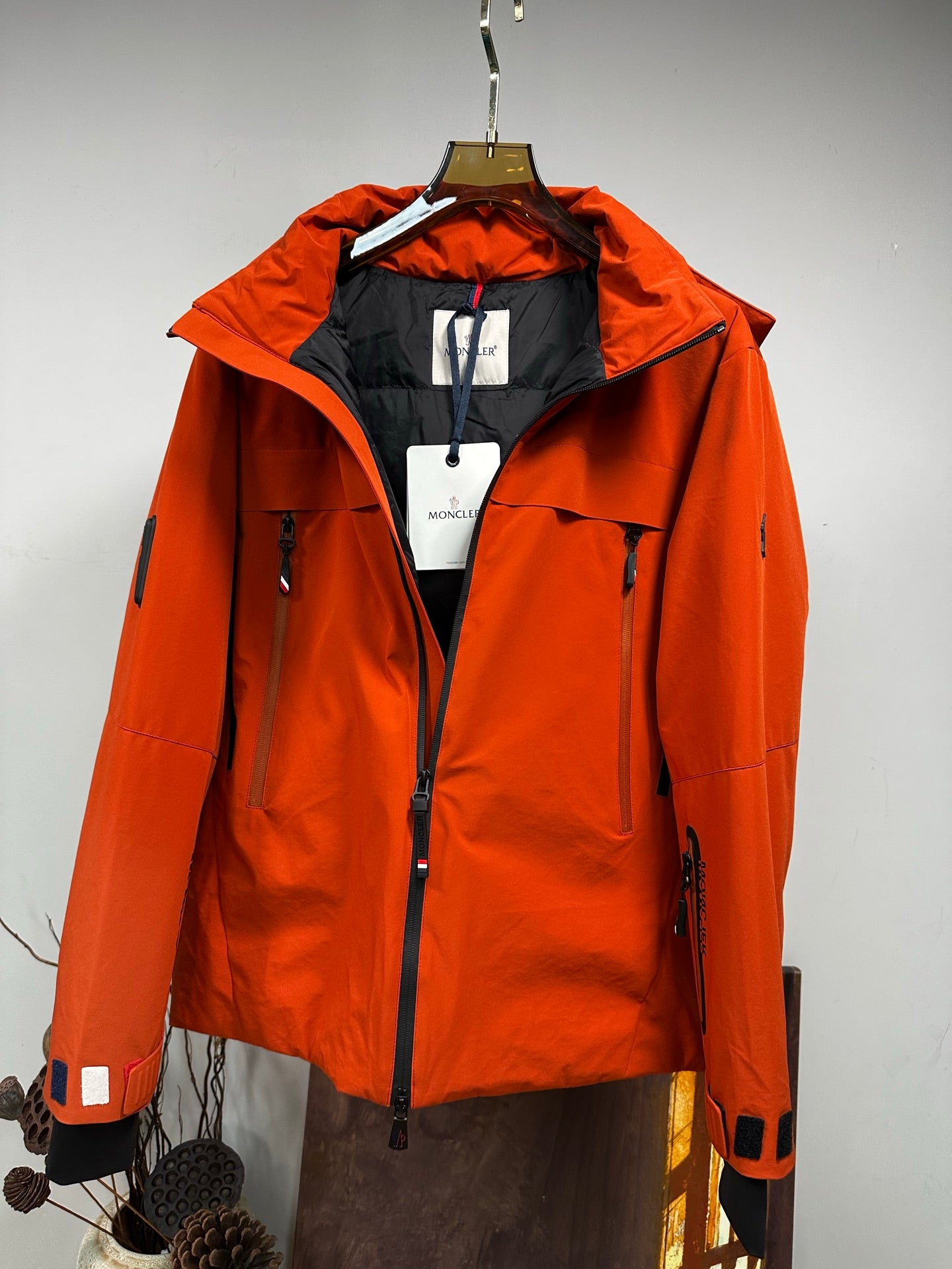 Moncler Orange Technical Jacket