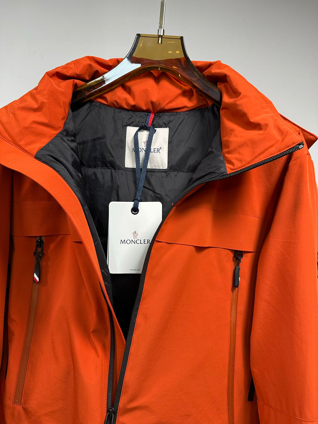 Moncler Orange Technical Jacket
