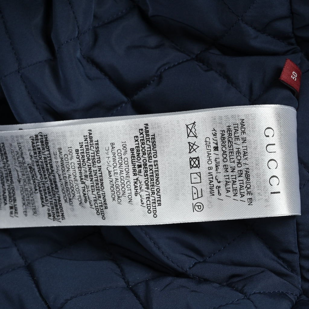 Gucci GG Corduroy Jacket with Leather Collar