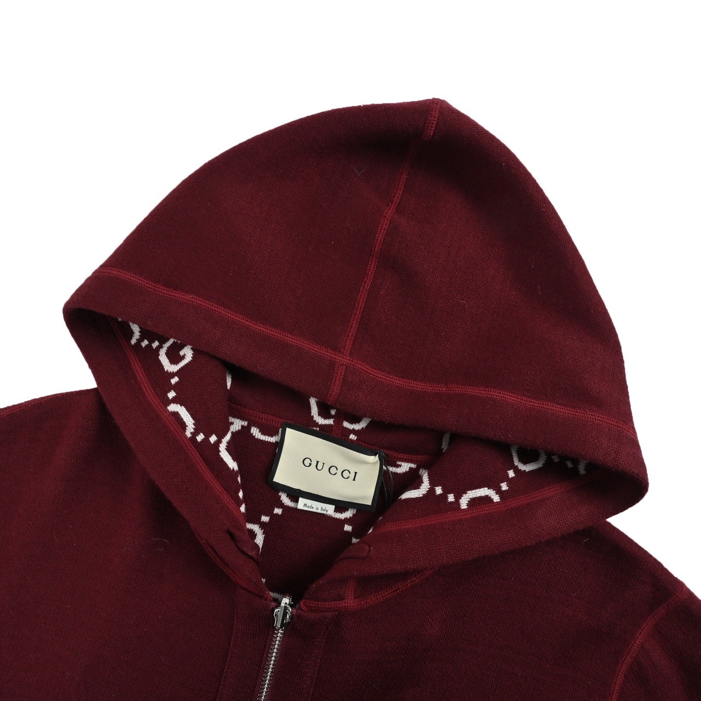 Gucci GG Monogram Zip Hoodie