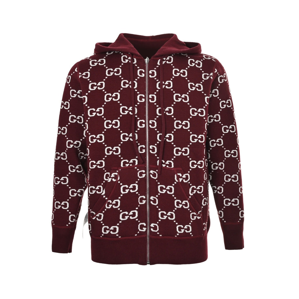 Gucci GG Monogram Zip Hoodie